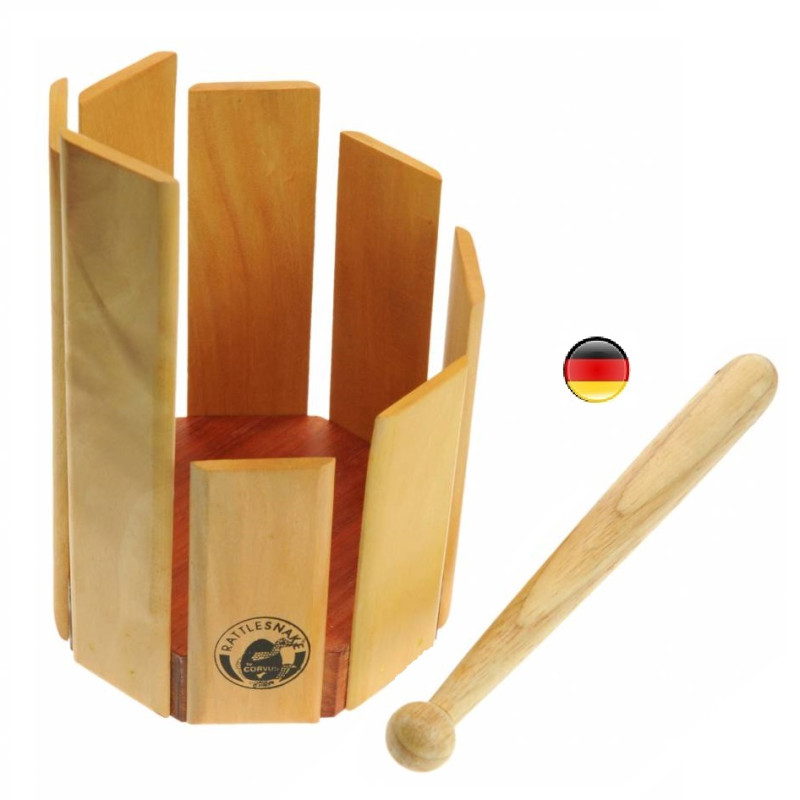 tambour xylophone octobloc, lamelles en bois musicales, instrument de musique pour enfants de rattlesnake corvus