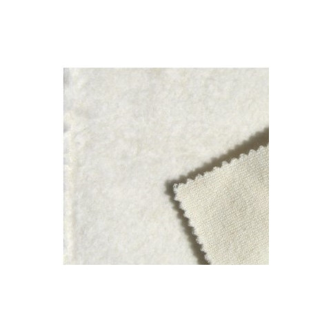 Tissu molleton de chanvre-coton bio