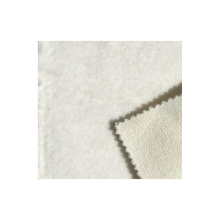 Tissu molleton de chanvre-coton bio